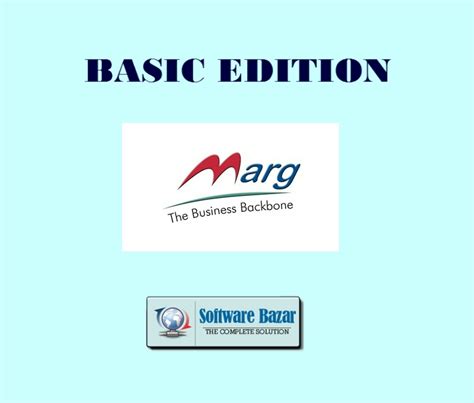 Marg Erp 9 Basic Software Bazar The Complete Solution
