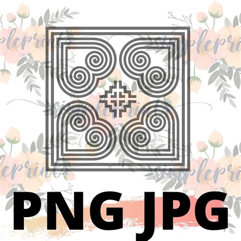hmong-design-hmong-digital-hmong-print-hmong-heart-pattern