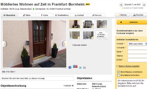 Attraktive mietwohnungen für jedes budget! Möbliertes Wohnen auf Zeit in Frankfurt Bornheim ...