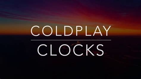 Tradução De Clocks Coldplay