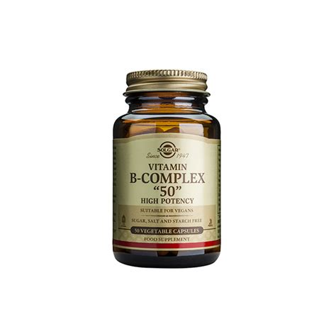 Check out our vitamin b complex selection for the very best in unique or custom, handmade pieces from our supplements shops. Solgar Vitamin B-Complex 50 Formula 50 Κάψουλες