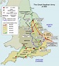 Mapa de anglo-saxões da grã-Bretanha - a grã-Bretanha mapa anglo ...