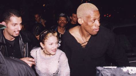 madonna who once offered dennis rodman 20 million to impregnate her seems to come out of the