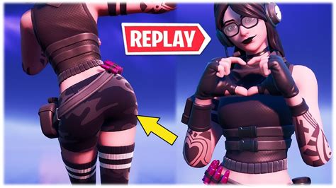 new jawbreaker skin shows her cute outfit in replay mode 😍 ️ fortnite chapter 2 youtube