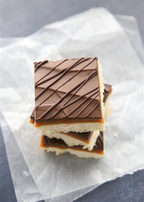 homemade twix bars recipe caramel chocolate shortbread - It's Always