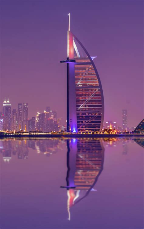 Download Wallpaper 840x1336 Burj Al Arab Luxury Hotel Cityscape