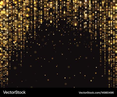 Abstract Gold Glitter Lights Background Royalty Free Vector Hot Sex