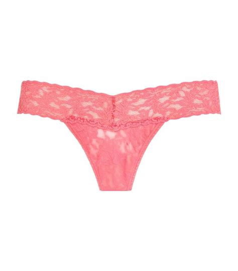 Hanky Panky Pink Signature Lace Low Rise Thong Harrods Uk