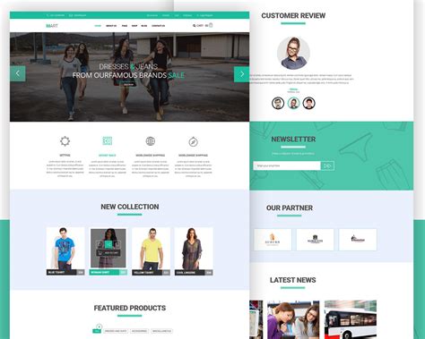 Ecommerce Website Template Free