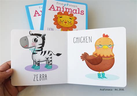 First Steps Animals Hinkler Books On Behance