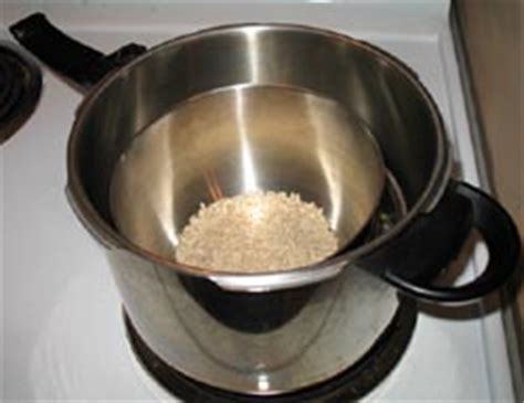 Also, before adding the water 3)measure the water. Fastcooking.ca - How to cook rice with a pressure cooker