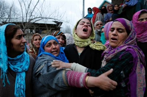 two civilians killed during anti india protest in kashmir