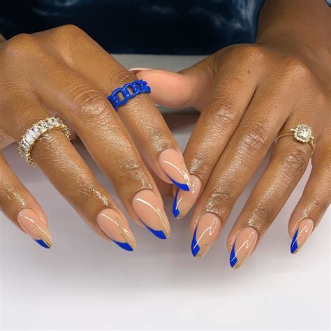 Royal Blue Nails Tips