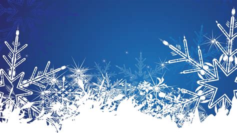 Winter Vectors Illustrations Snowflakes Blue