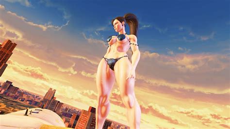 Street Fighter V Chunliurien Vs Chunli Mod Chun Li Sexy Training Chunli Seashell Bikini Youtube