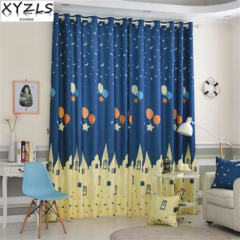 Xyzls New Mediterranean Style Moon Star Castle Window Tulle Curtain And