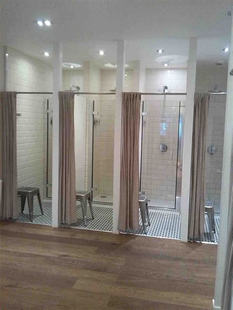 Unisex Bathroom Design Interiores Comerciais Vestiários Pequenos