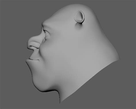 Shrek Face 3d Model Cgtrader