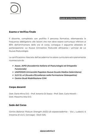 Guida Al Corso Di Ginnastica Posturale Aipoaccademia PDF