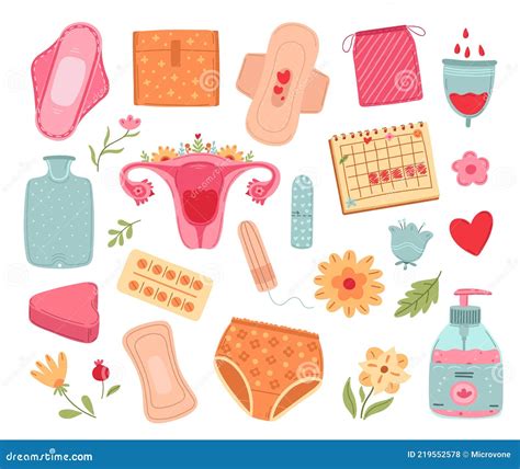 Female Hygiene Menstruation Tools Women Sanitary Pads And Tampon Period Calendar Zero Waste