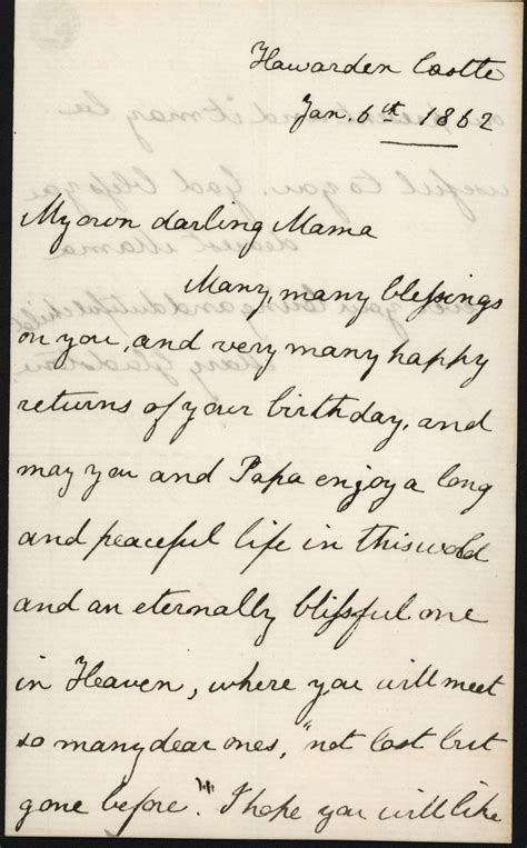 Writing A Victorian Birthday Letter Instructions And More Examples