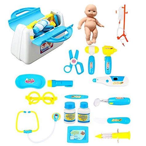 Doctor Kit With Electronic Stethoscope 20 Pcs Deluxe Doctor Kit