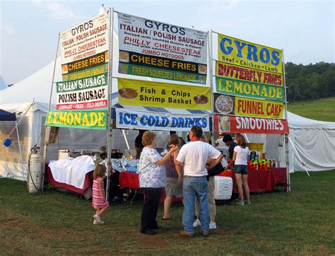 Gyros Concession Stand County Fair Photograph By Richard Singleton