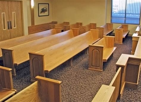 All Wood Benches Quality Built Courtroom Benches Sauder Courtroom