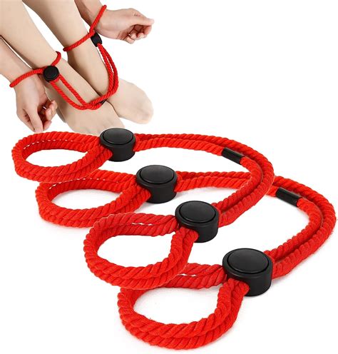 2pcs Handcuffs Sex Bed Set Adults Couples Bondage Gear And Accessories For Women Men