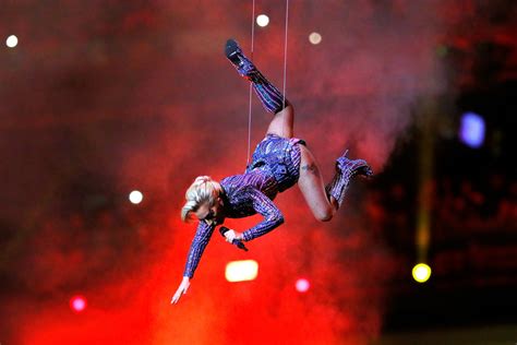 Lady Gaga Performing Super Bowl Li Halftime Show Music Photo