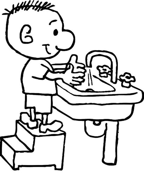 Personal Hygiene Coloring Pages Learny Kids
