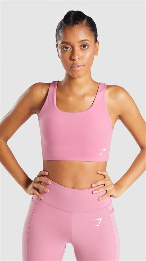 review of hot pink sports bra and leggings references