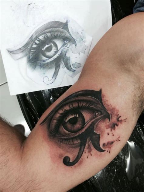50 Ideias Inspiracionais Do Olho De Tatuagem Horus Guia De Tatuagem