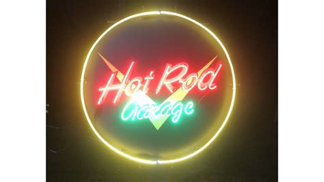 Hot Rod Garage Neon Sign Z218 Kansas City 2021