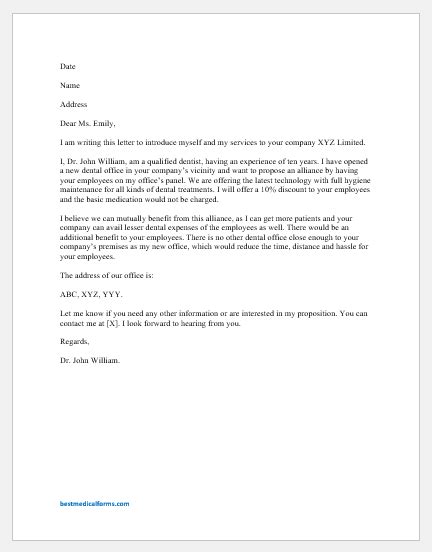 Announcement letters to team members. Company Letter Of Introduction Database | Letter Template ...