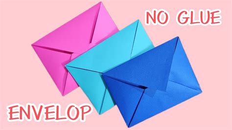 Envelope Origami How To Make Envelope Without Glue Envelopeorigami
