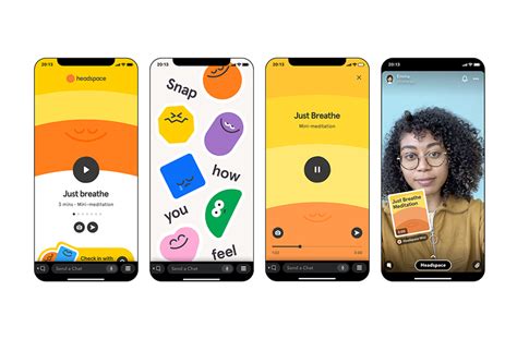 Battle of the mind apps: Headspace's Partnership With Snapchat Lets You Meditate ...