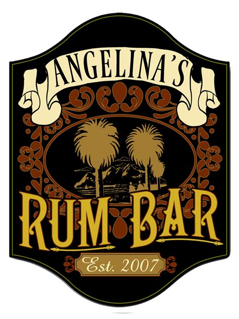 Rum Bar Personalized Sign
