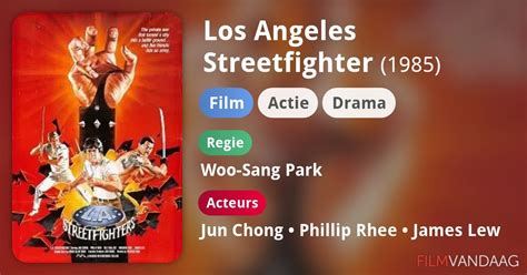 Los Angeles Streetfighter Film 1985 Filmvandaagnl