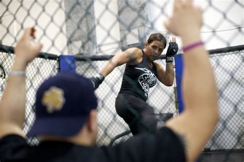 For Transgender Fighter Fallon Fox There Is Solace In The Cage The New York Times