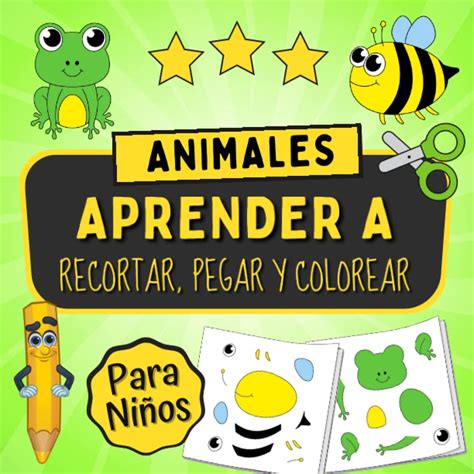 Buy Aprender a Recortar Pegar y Colorear Para Niños Libro de