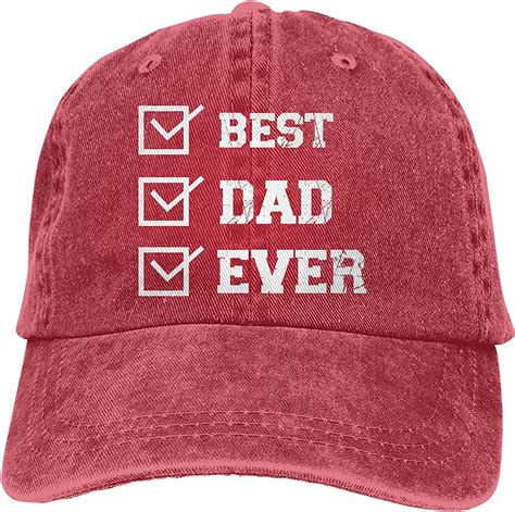 Yearinspace Happy Fathers Day Hat Best Dad Ever Baseball Cap Sun