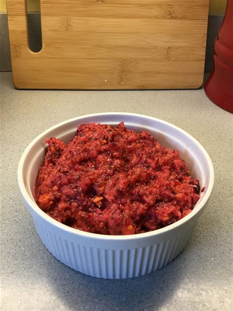easy cranberry orange relish recipe allrecipes