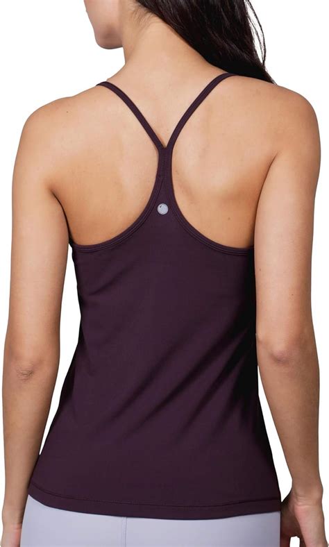 Yogalicious Ultra Soft Lightweight Camisole Tank Top With Built In