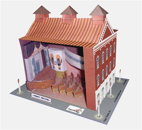 Image Result For Fords Theatre Diorama Paper Models School Projects