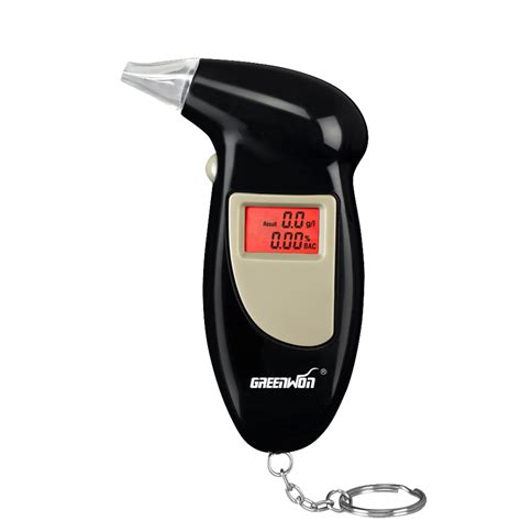 quick response professional lcd alcohol tester digital alcohol detector breathalyzer alcotester