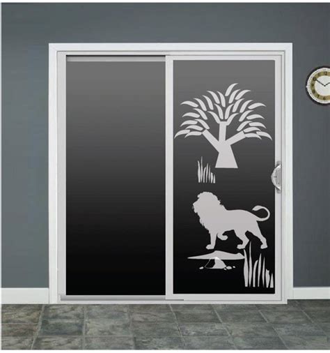 Lion Glass Door Decals Sliding Door Decal Door By Roomsbyangie