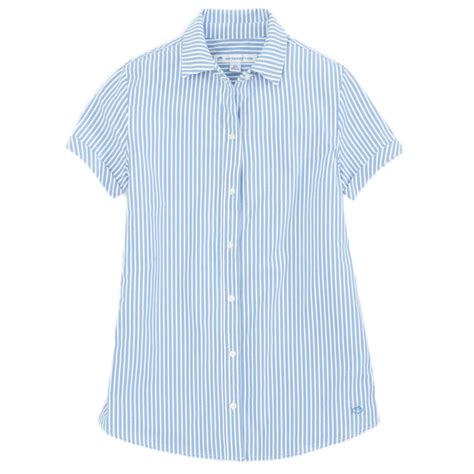 Southern Tide Womens Courtney Striped Intercoastal Shirt