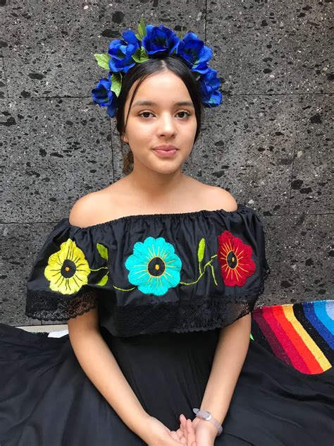 Mexican Blouse Hand Made Coco Theme Party Mexican Fiesta 5 De Mayo Frida Khalo Style Mexican