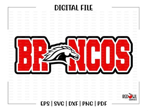 Bronco Svg Broncos Svg Bronco Broncos Clipart Design Etsy